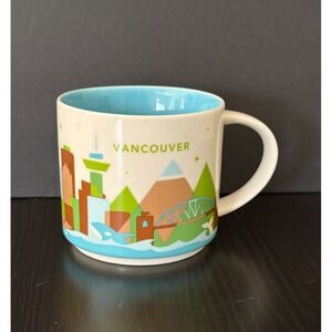 Starbucks Vancouver You Are Here Collection Mug 2015 Canada Coffee 14oz EUC ☕️